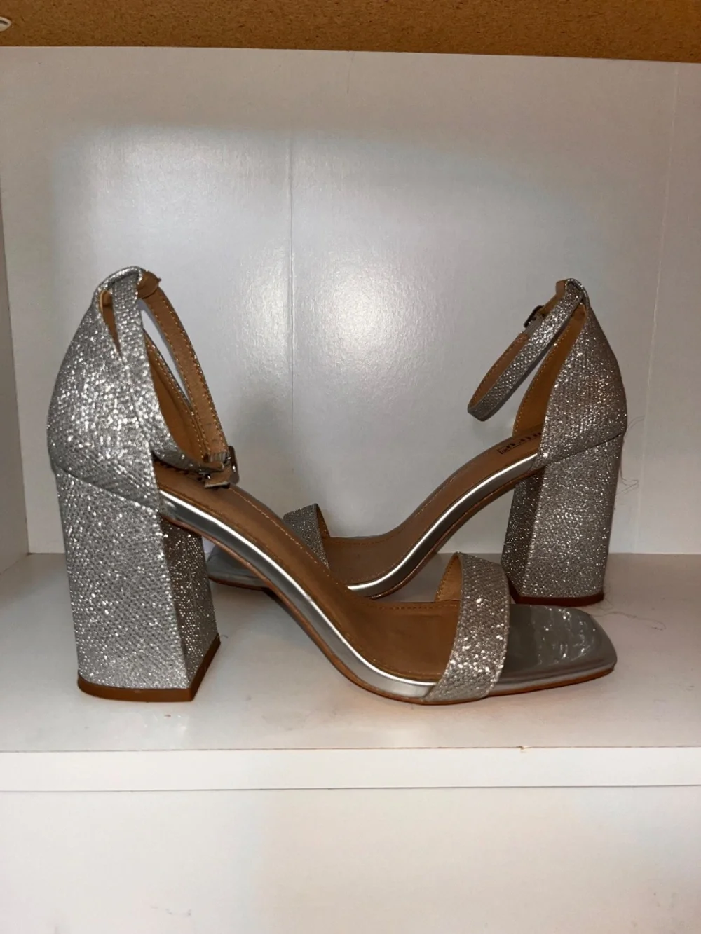 Silver heels
